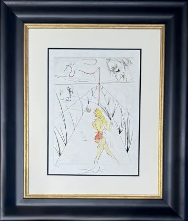 Incisione Dali - La femme au fouet