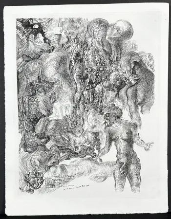 Incisione Dali - La Femme Visible