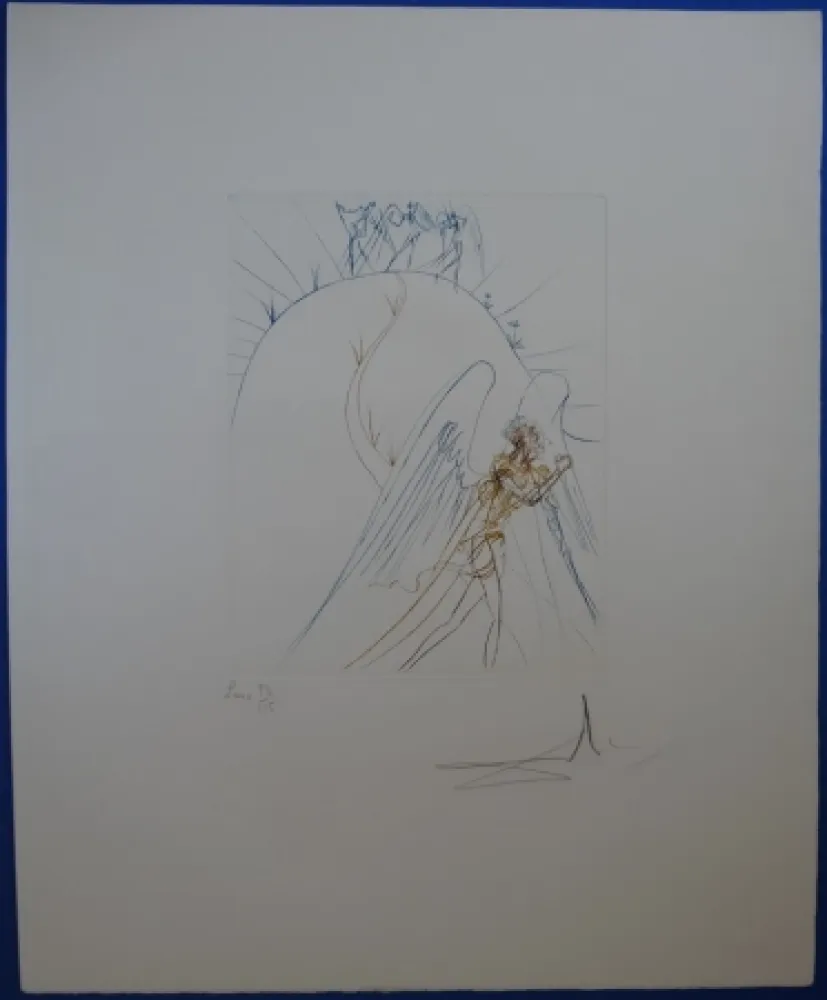 Acquaforte Dali - La Fuite de Satan