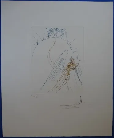 Acquaforte Dali - La Fuite de Satan