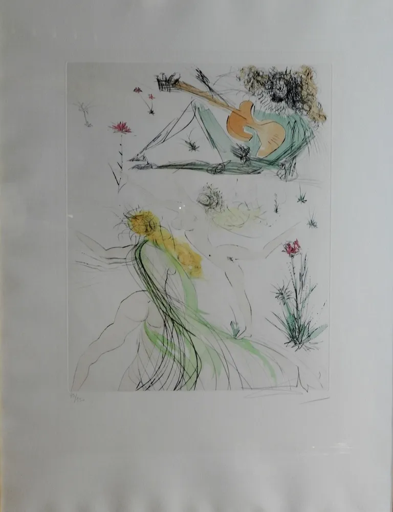 Incisione Dali - LA Joie de Vivre