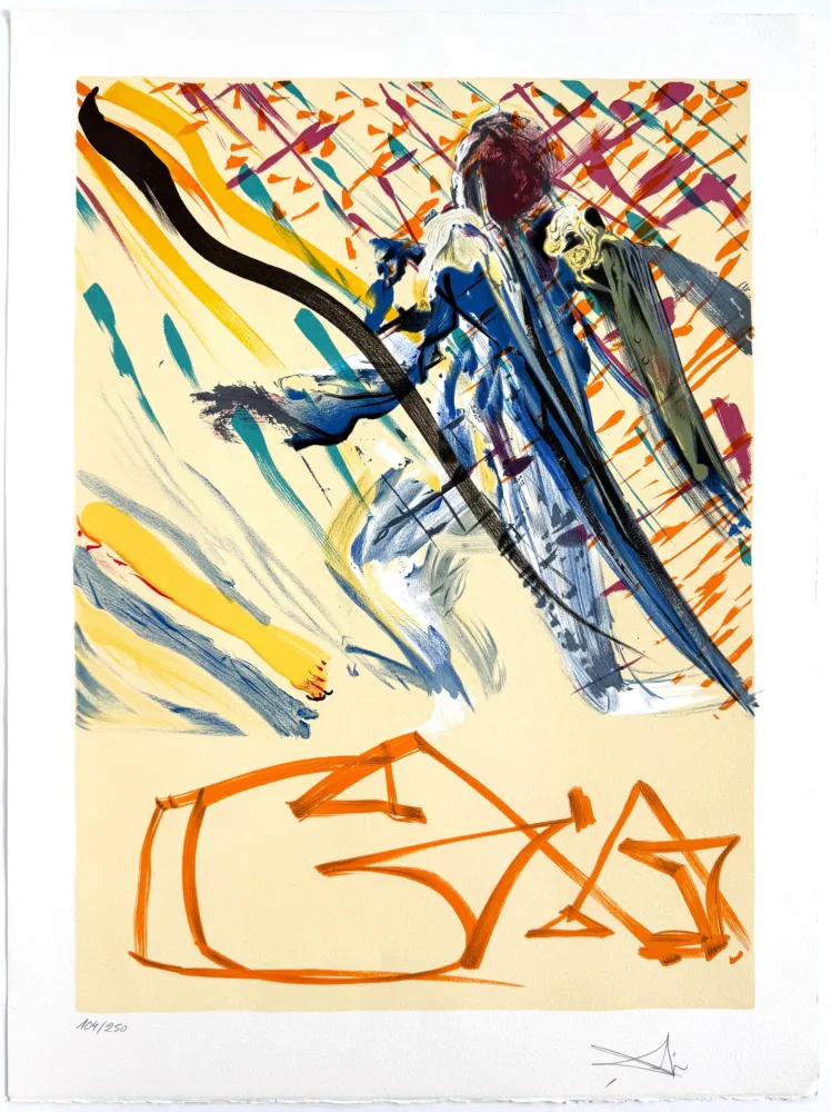 Litografia Dali - La parola divina (The Divine Word)