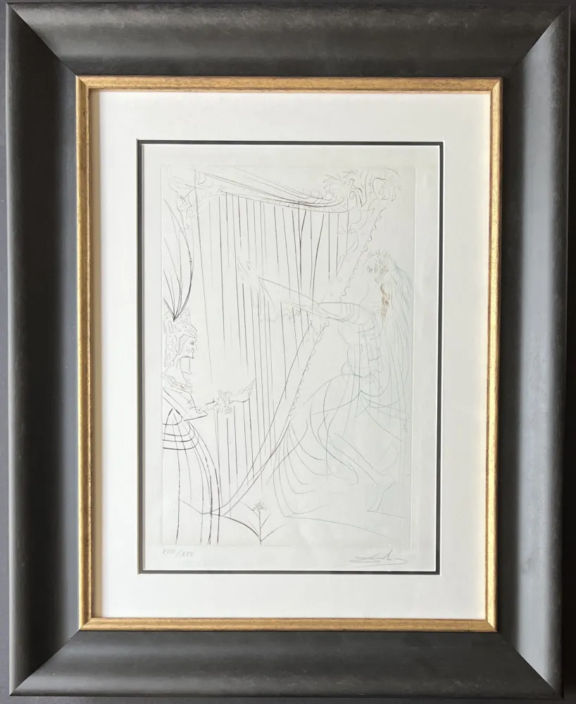 Incisione Dali - La Reine Iseult et sa fille