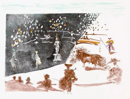 Incisione Dali - La Statue (The Statue)