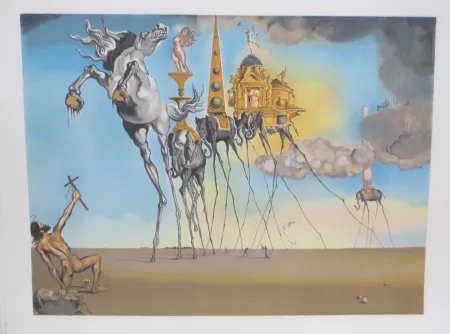 Litografia Dali - La tentation de st Antoine