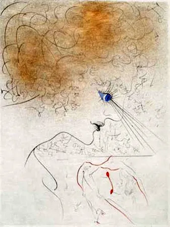 Incisione Dali - La Tete (The Head)
