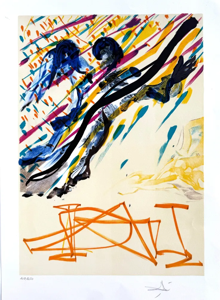 Litografia Dali - La trasfigurazione (The Transfiguration)