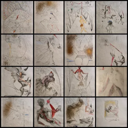 Incisione Dali - La Venus aux Fourrures Complete Suite