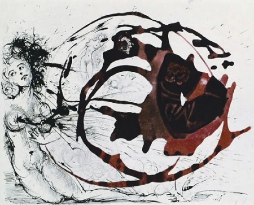 Incisione Dali - La Voie Lactee (The Milky Way)