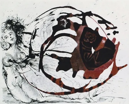 Incisione Dali - La Voie Lactee (The Milky Way)