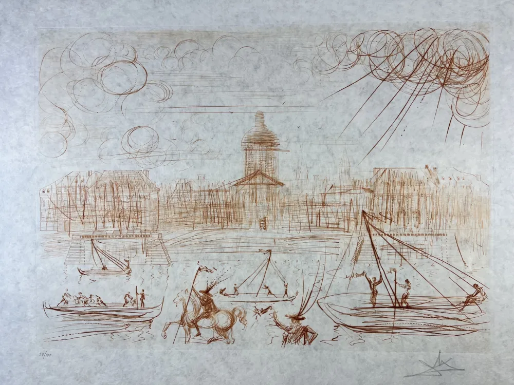 Acquaforte Dali - L’Academie de Paris