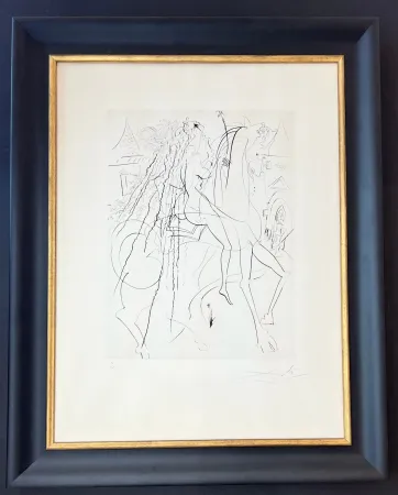 Incisione Dali - Lady Godiva