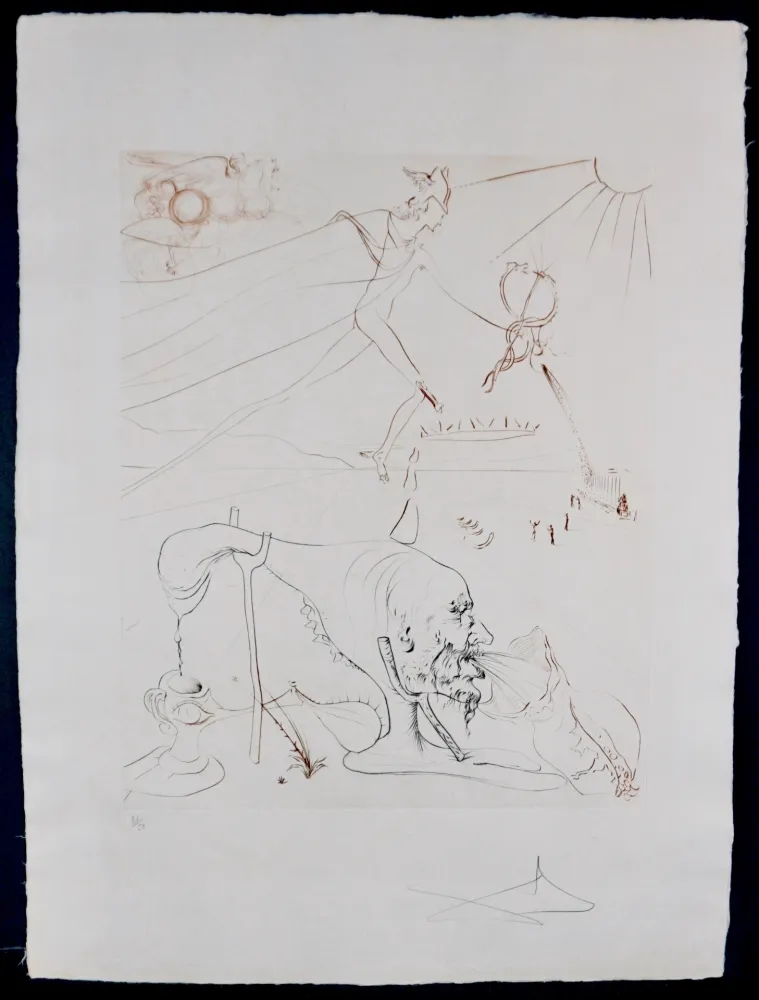 Incisione Dali - L'Alchimie