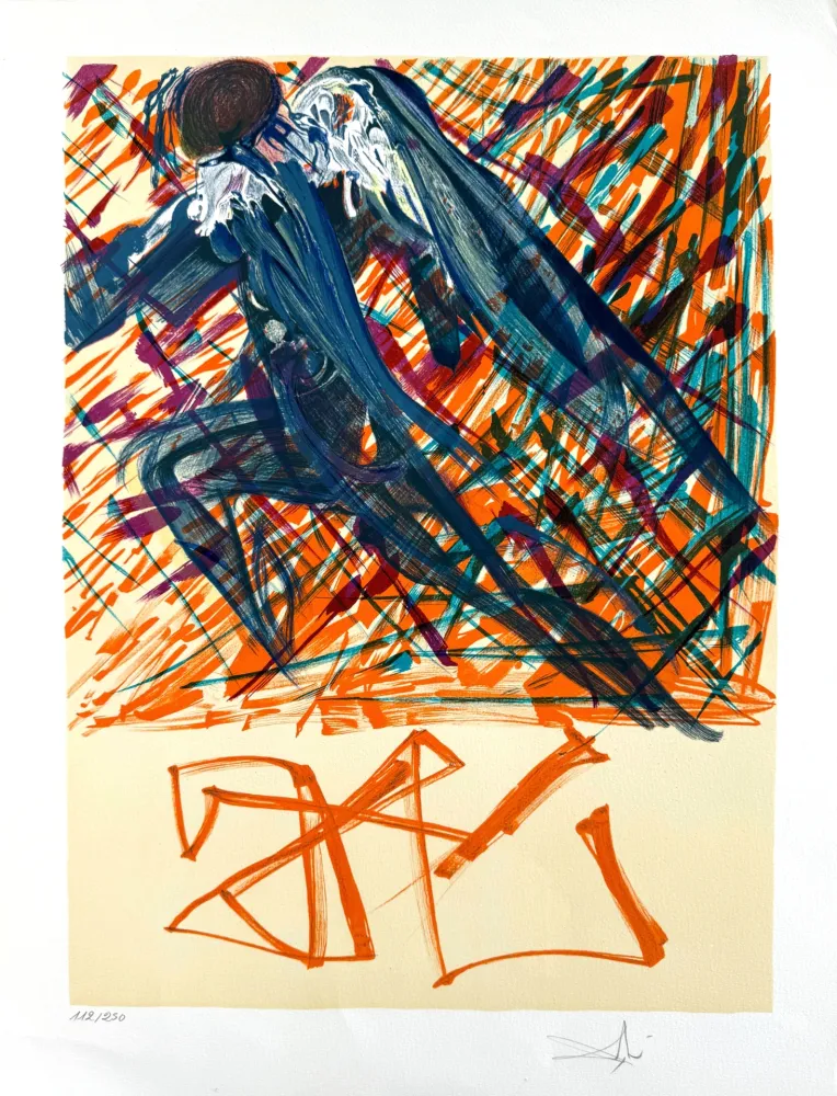Litografia Dali - L’arcangelo (The Archangel)