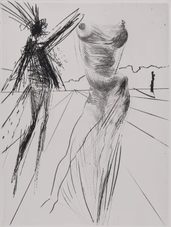 Incisione Dali - Le Buste, 1969