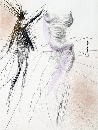 Incisione Dali - Le buste