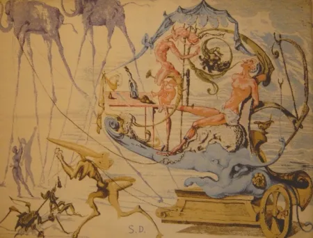 Multiplo Dali - Le char de Bacchus