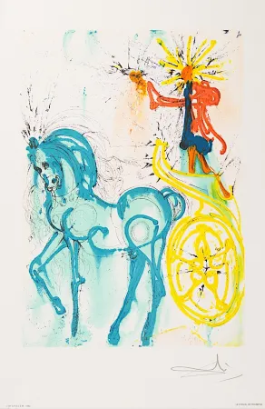 Litografia Dali - Le Cheval de Triomphe (Horse of Triumph)