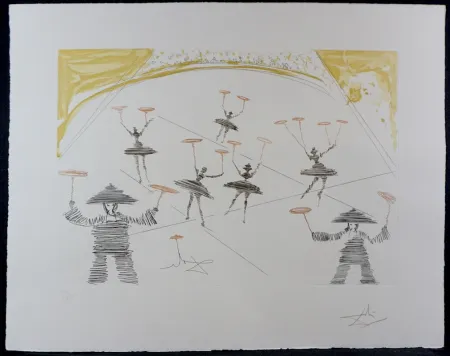 Incisione Dali - Le Cirque Chinois