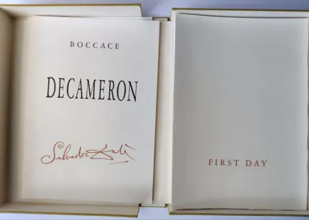 Litografia Dali - Le Décaméron (1972) english , E.A