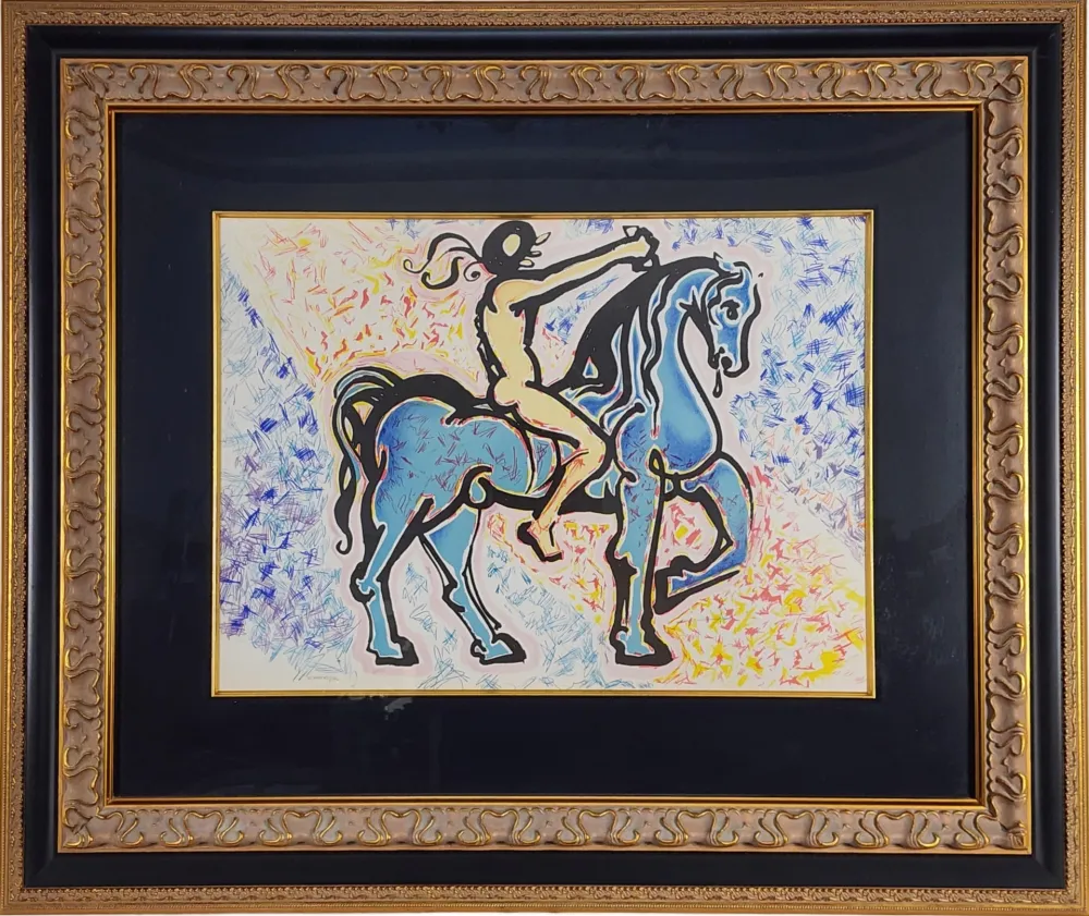 Litografia Dali - Le Jungle Humaine Le Cavalier