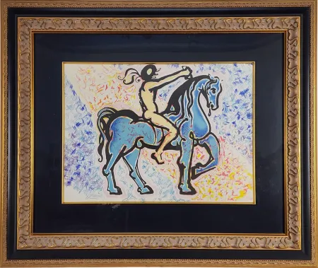 Litografia Dali - Le Jungle Humaine Le Cavalier