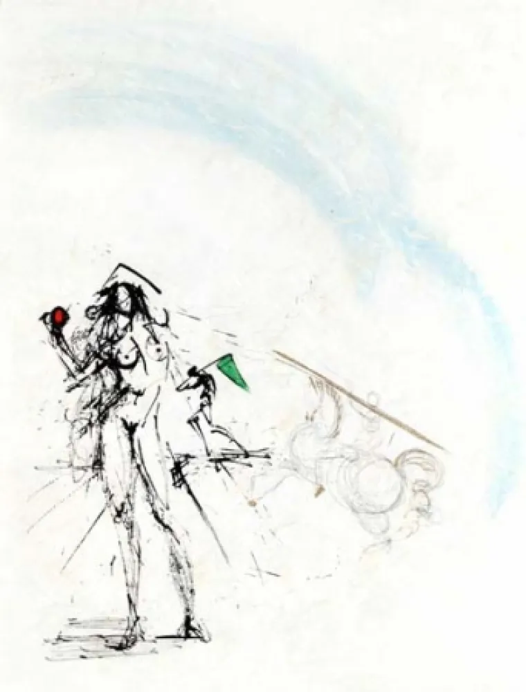 Incisione Dali - Le Pecheur (The Angler)
