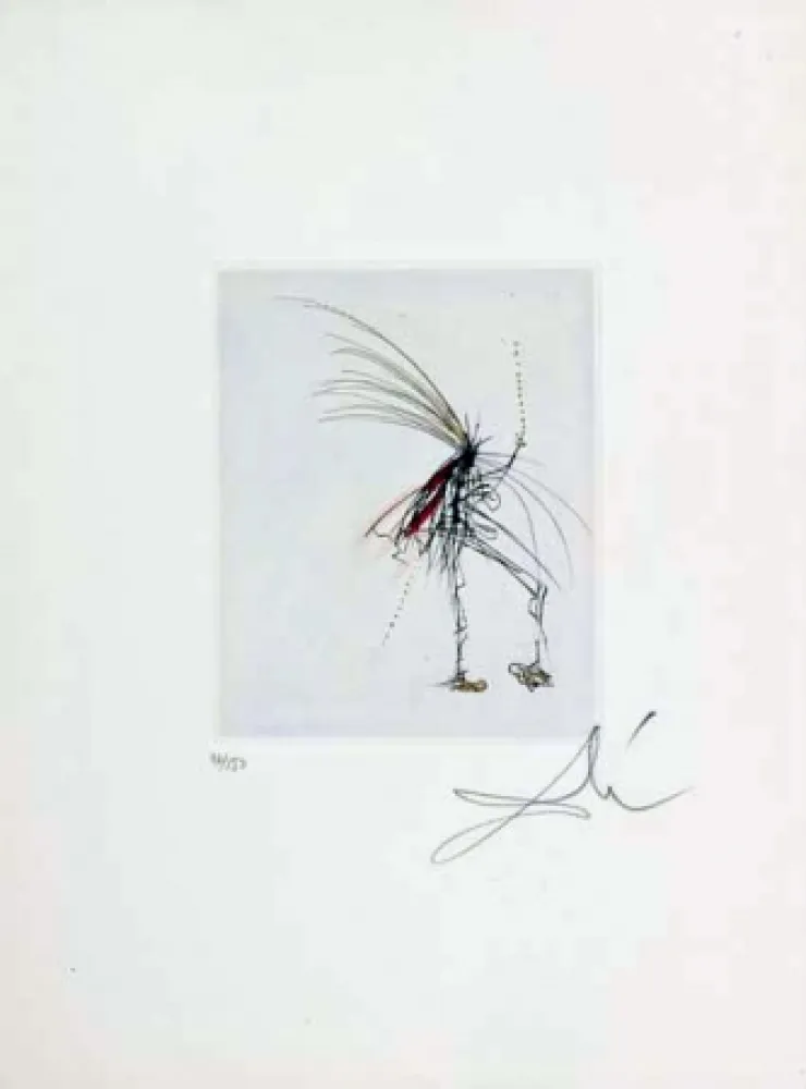 Incisione Dali - Le Petit Demon (The Little Demon)