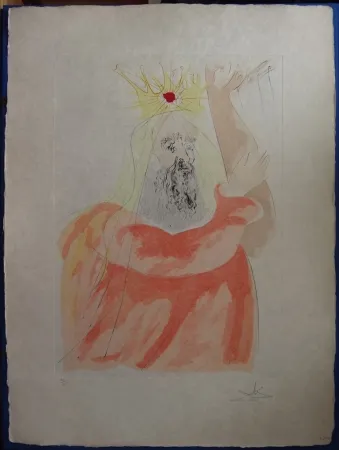 Acquaforte Dali - Le Roi David