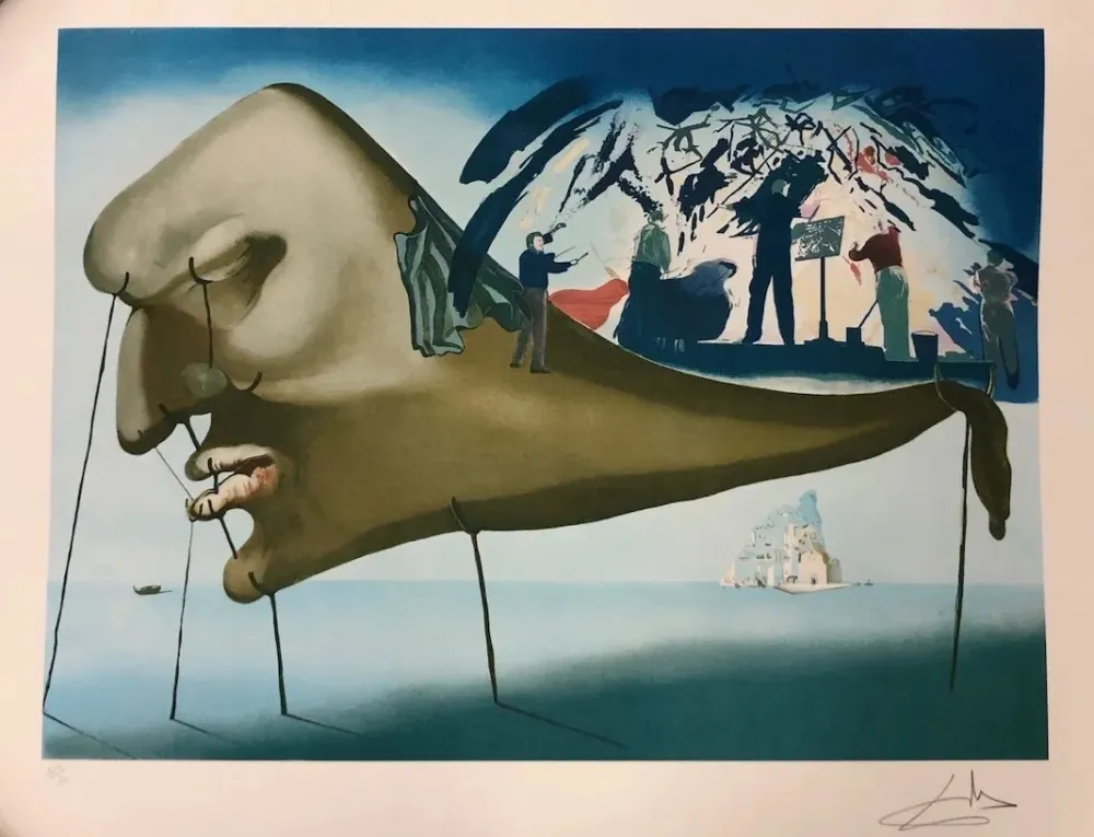 Litografia Dali - Le Sommeil a l' orchestra