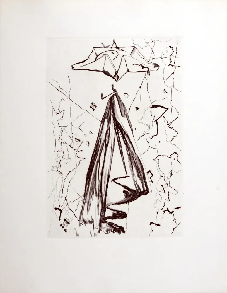 Incisione Dali - Le Tricorne, 1958