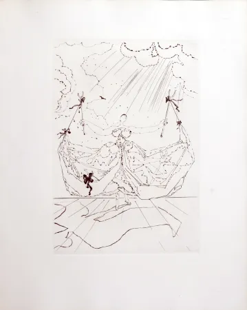 Incisione Dali - Le Tricorne, 1958
