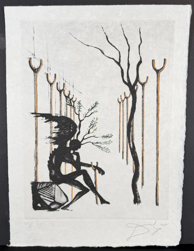 Incisione Dali - Le Vitrail
