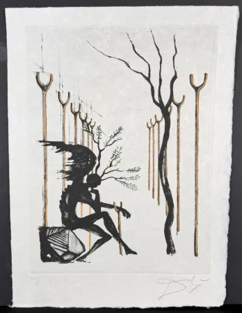Incisione Dali - Le Vitrail