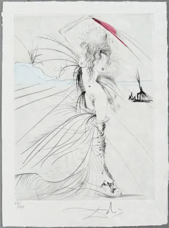 Incisione Dali - Les Aigrettes