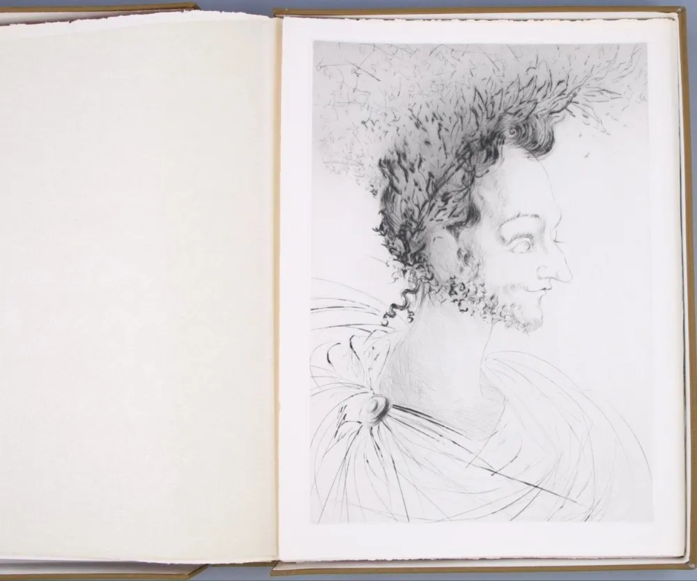 Libro Illustrato Dali - Les amours de Cassandre 1968 portfolio 