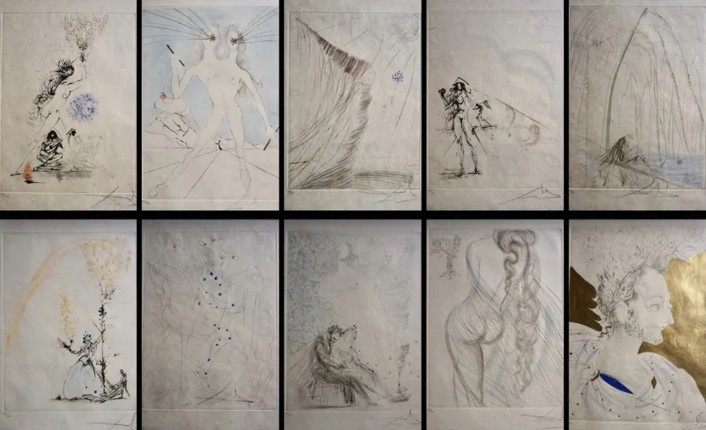 Incisione Dali - Les Amours de Cassandre Suite