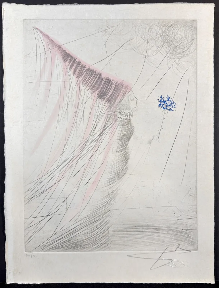 Incisione Dali - Les Amours de Cassandre The Fairy