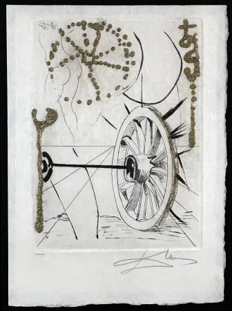 Incisione Dali - Les Amours Jaunes Good Fortune and Fortune