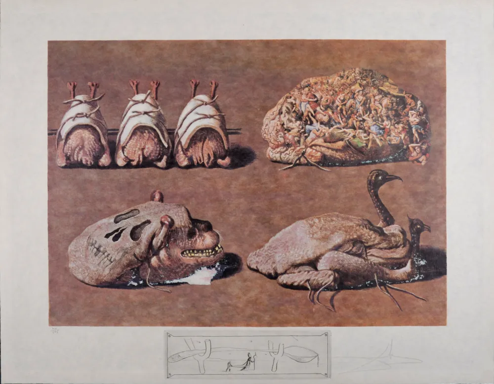 Multiplo Dali - Les Diners de Gala, 1977 - Hand-signed!