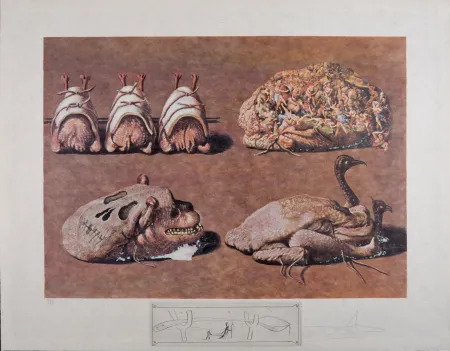 Multiplo Dali - Les Diners de Gala, 1977 - Hand-signed!