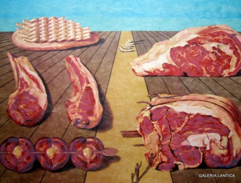 Litografia Dali - Les entreplats sodamises