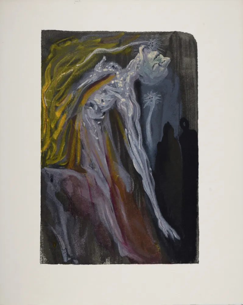 Litografia Dali - Les Erinyes