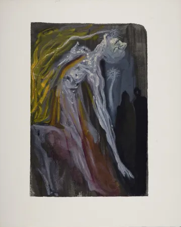 Litografia Dali - Les Erinyes