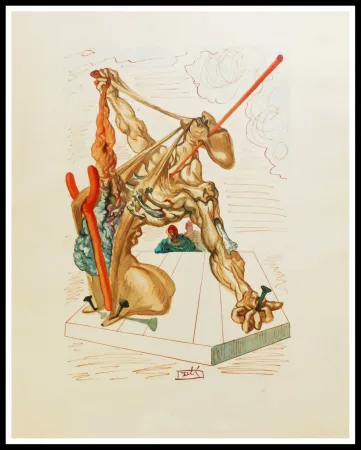 Incisione Su Legno Dali - LES FALSIFICATEURS