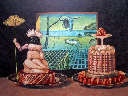 Litografia Dali - LES JE MANGE GALA