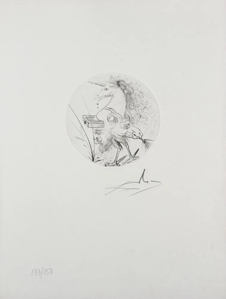 Incisione Dali - Les Metamorphoses Erotiques