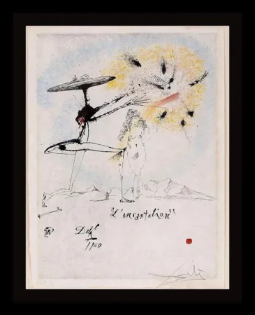 Incisione Dali - Les Rois Mages L'Incantation