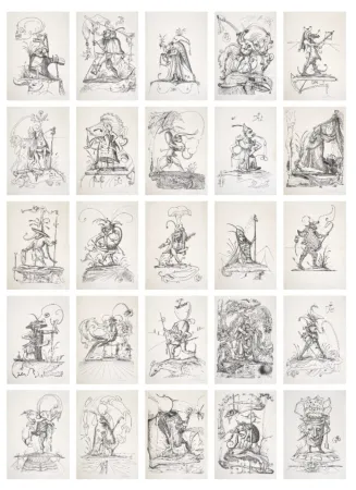 Litografia Dali - Les Songes Drôlatiques de Pantagruel