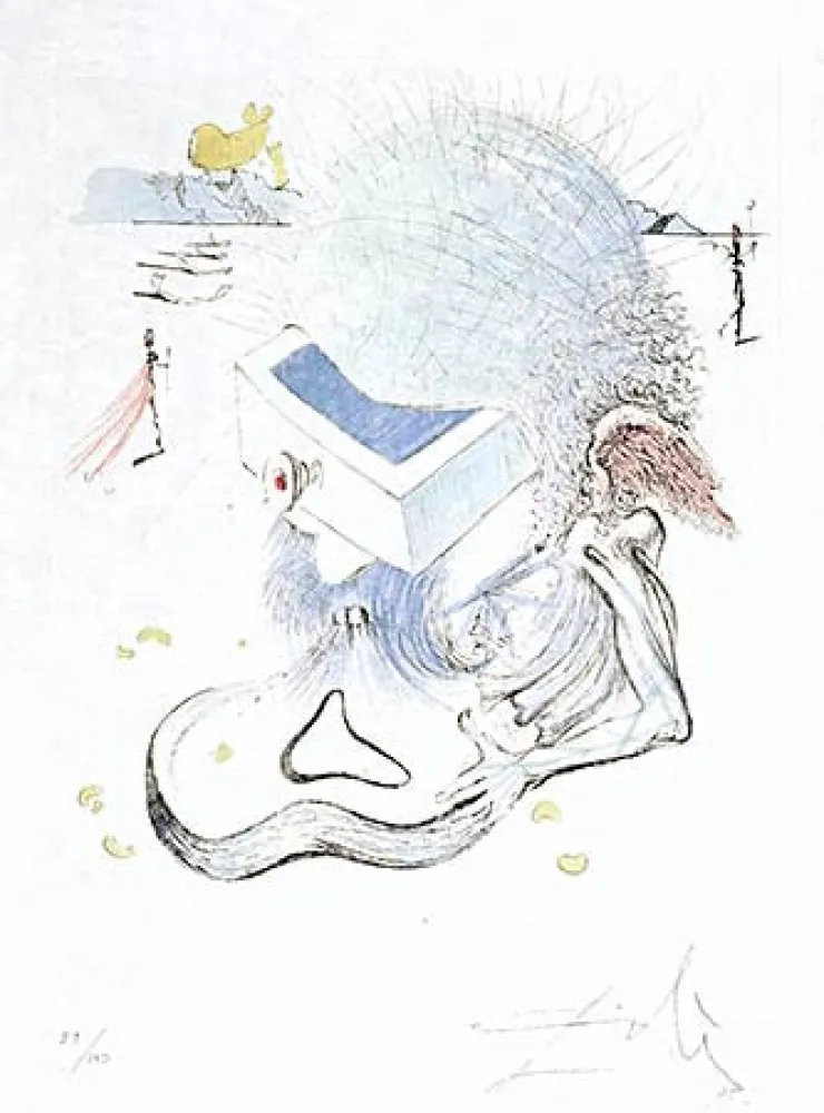 Incisione Dali - Les Tiroires (The Drawers)